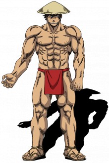 赤いふんどしの男